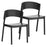 Elias Contract Grade Chair, Set of 2 in Black