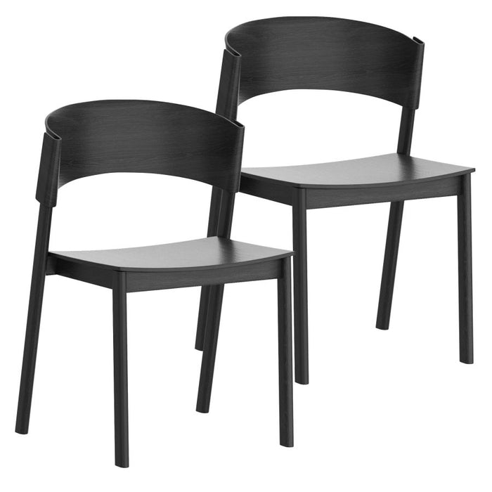 Elias Contract Grade Chair, Set of 2 in Black