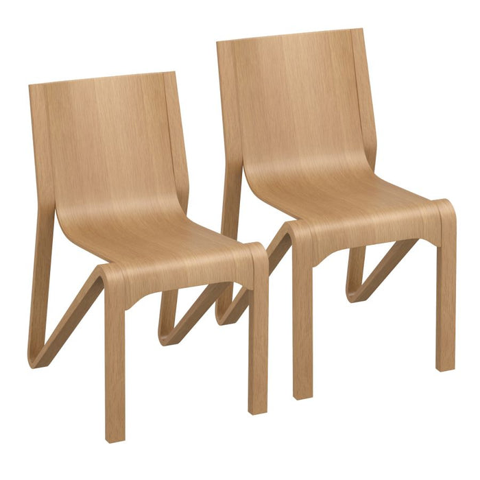 Soren Contract Grade Chair, Set of 2 in Natural