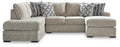 Calnita 2-Piece Sectional with LHF Chaise