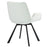 Calisto/Signy 7pc Dining Set in Black Table with Ivory Chair