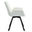 Calisto/Signy 7pc Dining Set in Black Table with Ivory Chair