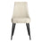 Godiva/Koda 5pc Dining Set in Ivory with Beige Chair