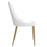 Godiva/Antoine 7pc Dining Set in Ivory with White Chair