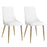 Godiva/Antoine 7pc Dining Set in Ivory with White Chair