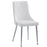 Corvus/Devo 7pc Dining Set in Warm Grey Table with White Chair