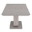 Corvus/Signy 7pc Dining Set in Warm Grey Table with Light Grey Chair