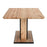 Forna/Talon 7pc Dining Set in Natural Table with Moss Chair