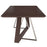 Drake/Holt 7pc Dining Set in Walnut with Charcoal Chair