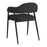 Stark/Archer 7pc Dining Set in Black with Charcoal Chair