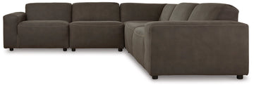 Allena 5-Piece Sectional - Gunmetal