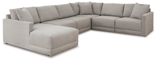 Katany 6-Piece Sectional with Chaise - Shadow