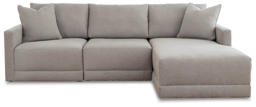 Katany 3-Piece Sectional with RHF Chaise - Shadow