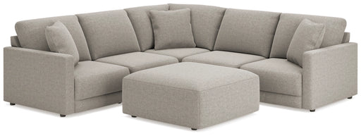 Katany 5-Piece Sectional with Ottoman - Shadow
