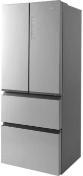 Haier QJS15HYRFS 14.5 Cu. Ft. 4 Door Refrigerator in Fingerprint Resistant Stainless