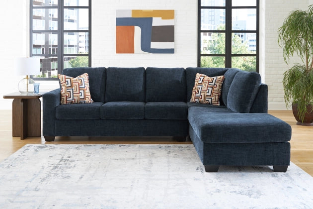 Aviemore 2-Piece Sectional with RHF Chaise - Ink