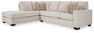 Aviemore 2-Piece Sectional with LHF Chaise - Stone