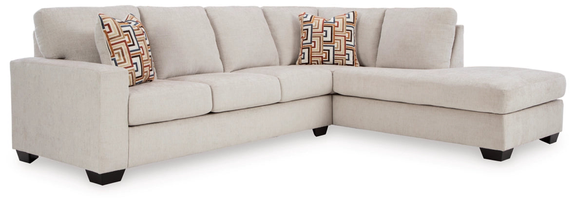 Aviemore 2-Piece Sectional with RHF Chaise - Stone