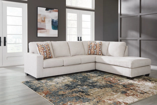 Aviemore 2-Piece Sectional with RHF Chaise - Stone