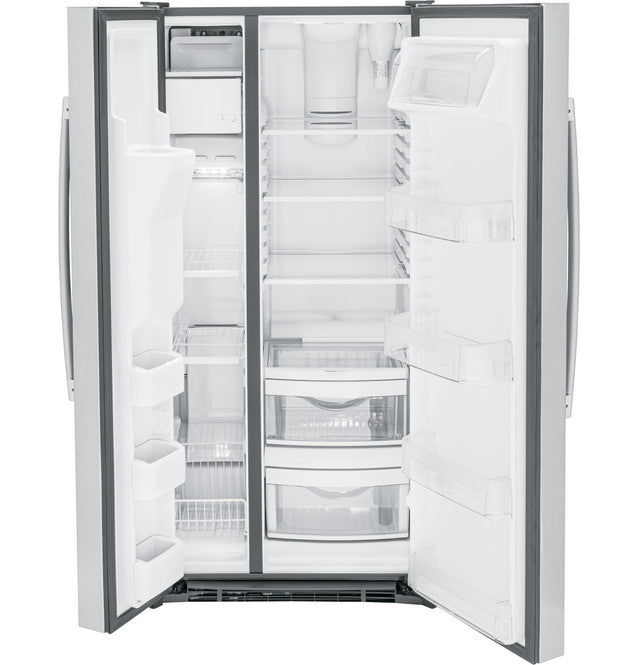 GE GSS23GYPFS 23.0 Cu. Ft. Side-By-Side Refrigerator in Fingerprint Resistant Stainless