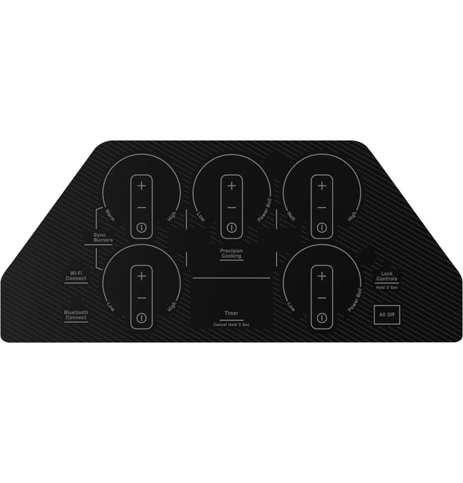 GE Profile PEP7036DTBB 36" Built-In Touch Control Electric Cooktop in Black