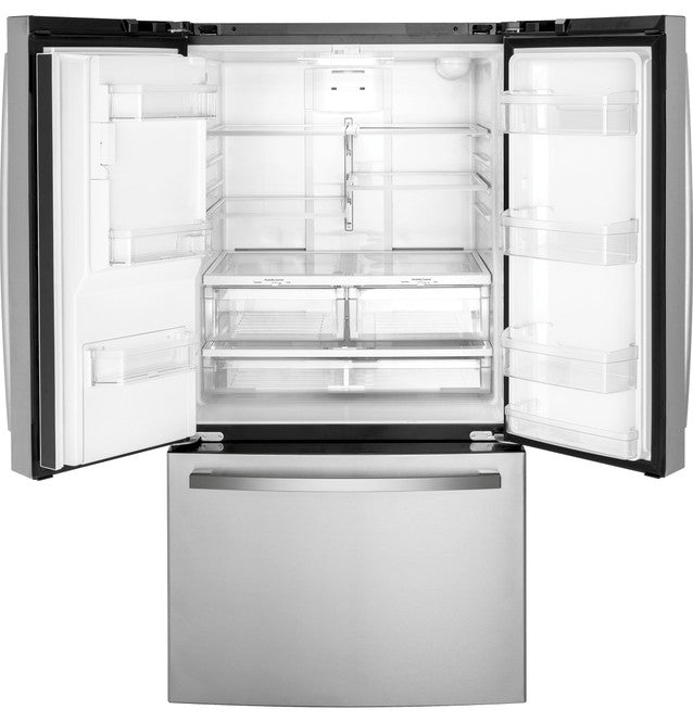 GE GFE26JYMFS ENERGY STAR® 25.7 Cu. Ft. Fingerprint Resistant French-Door Refrigerator in Fingerprint Resistant Stainless