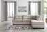 Mahoney Sectional with RHF Chaise - Pebble