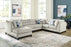 Maxon Place Stone Color 3-Piece Sectional with Chaise - LHF Chaise