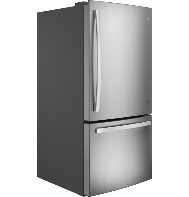 GE GDE25EYKFS ENERGY STAR® 24.8 Cu. Ft. Bottom-Freezer Drawer Refrigerator in Fingerprint Resistant Stainless