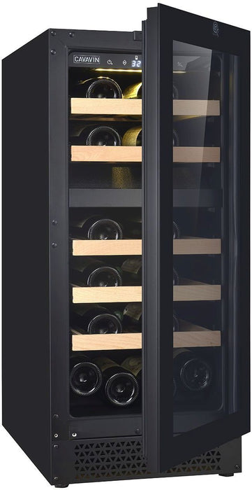 Cavavin V-024WDZFG Vinoa Collection 15" Black Wine Cooler
