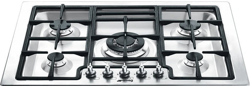 Smeg PGFU30X2 30" Stainless Steel Gas Cooktop