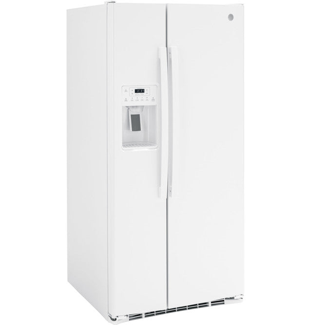 GE GSS23GGPWW 23.0 Cu. Ft. Side-By-Side Refrigerator in White