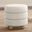 Willo Round Ottoman in Ivory