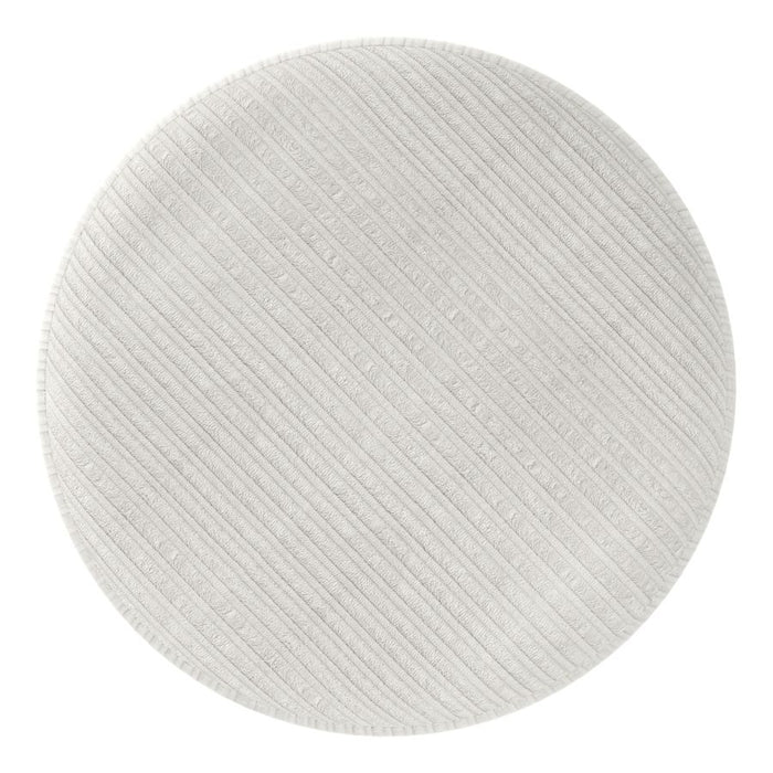 Willo Round Ottoman in Ivory