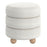 Willo Round Ottoman in Ivory