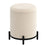 Castor Storage Ottoman in Cream Boucle