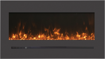 Sierra Flame WM-FML-26-3223-STL Linear Electric Fireplace