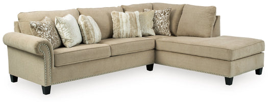 Dovemont 2-Piece Sectional with RHF Chaise