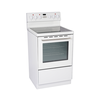 Marathon MER245W-2 24" White Schott Ceran Smooth Top Electric Range