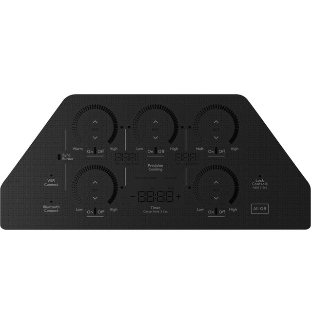 GE Cafe CHP90361TBB Series 36" Built-In Touch Control Induction Cooktop in Black