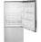 GE GBE17HYRFS ENERGY STAR® 17.7 Cu. Ft. Counter-Depth Bottom-Freezer Refrigerator in Fingerprint Resistant Stainless