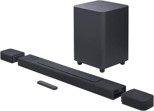 JBL Bar 1000: 7.1.4-channel soundbar with detachable surround speakers, MultiBeam™, Dolby Atmos®, and DTS:X® - (JBLBAR1000PROBLKAM)