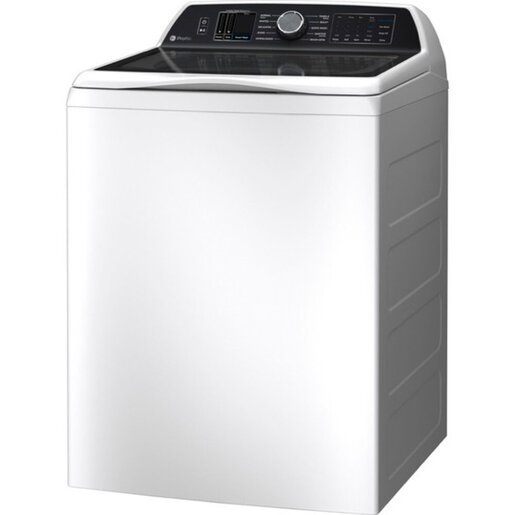 GE Profile PTW705BSTWS 6.1 Cu. Ft. (IEC) Top Load Washer with Smarter Wash Technology White