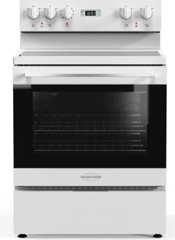 Marathon 30" White Smooth Top Electric Range - MER3070W