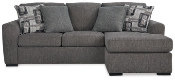 Gardiner Sofa Chaise in Pewter