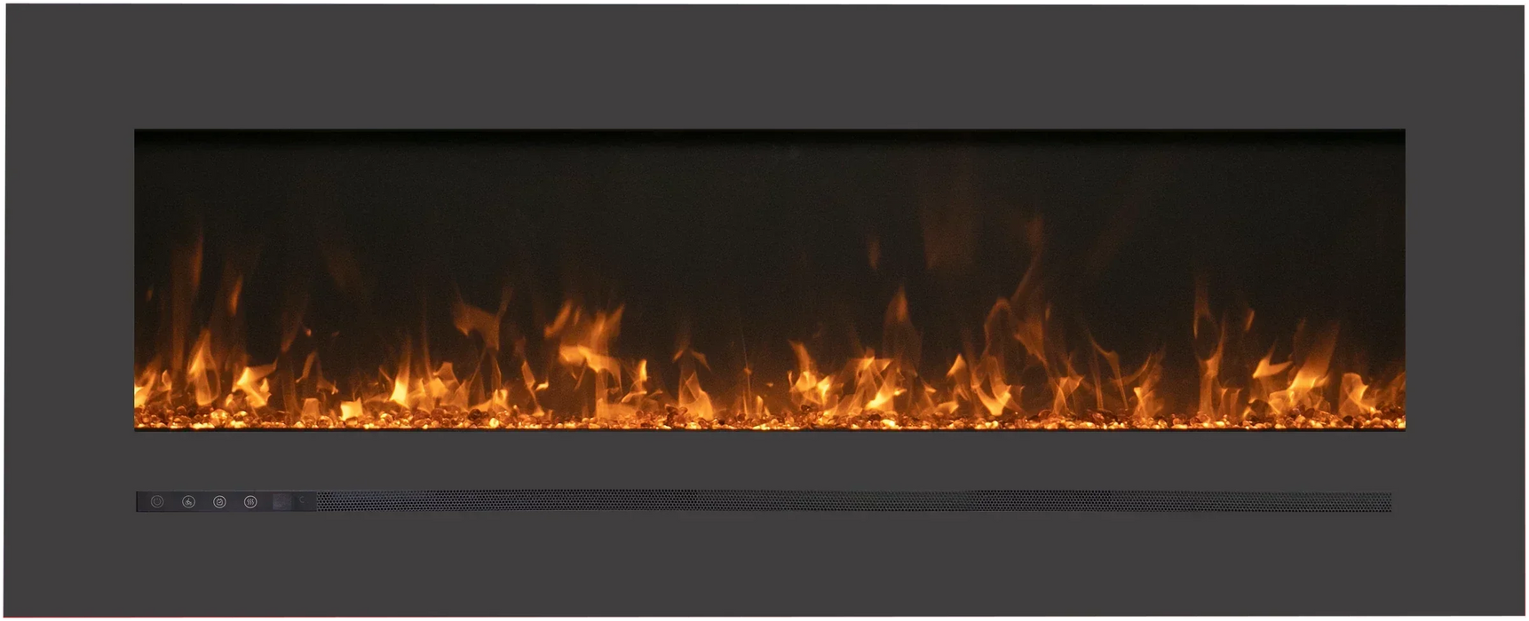 Sierra Flame WM-FML-72-7823-STL Linear Electric Fireplace