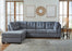 Marleton 2-Piece Sectional with LHF Chaise - Denim