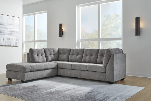 Marleton 2-Piece Sectional with LHF Chaise - Gray