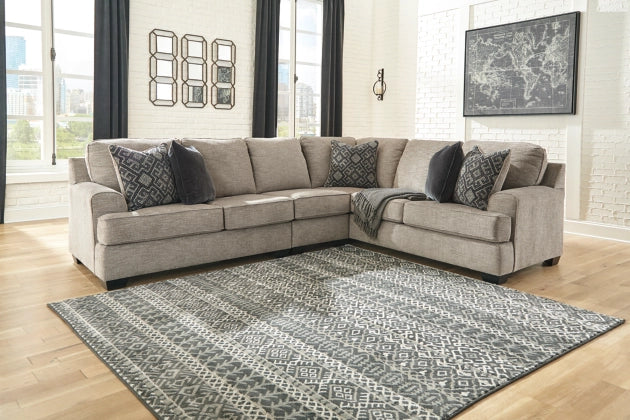 Bovarian 3-Piece Sectional - Stone
