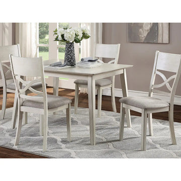 Antique 5 pc White Dining Set 5739 - Mazin